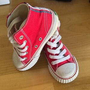 P.F. Flyers Canvas High-Top Toddler Sneakers